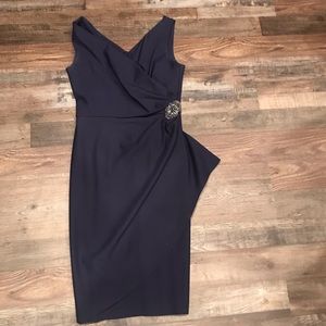 Elegant navy blue dress, worn once